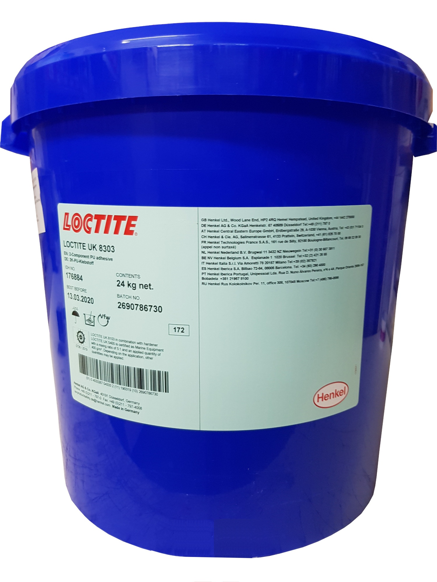 Macroplast UK 8303 combi, 24 кг. | Loctite-expert